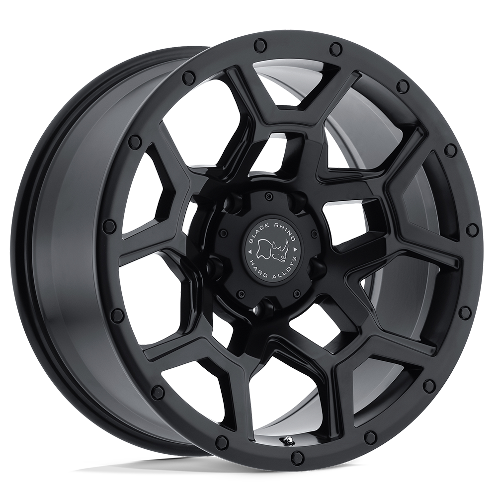 Black Rhino Hard Alloys OVERLAND - 17x9.5 -18mm 5x127 MATTE BLACK Wheel | 1795VRL-85127M71