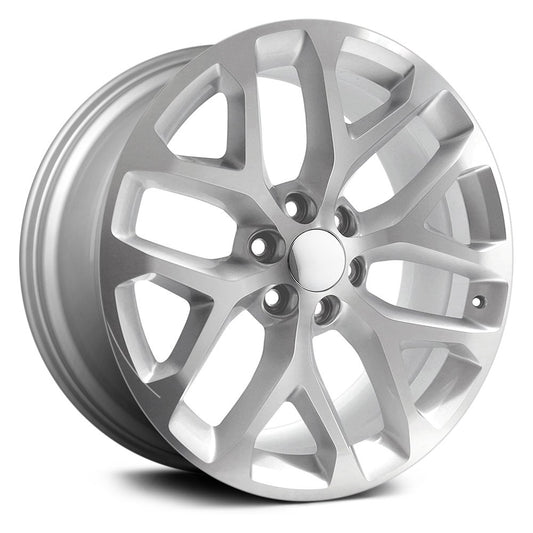 PERFORMANCE REPLICAS PR177 20X9 24 6X139.7 SILVER MACHINED