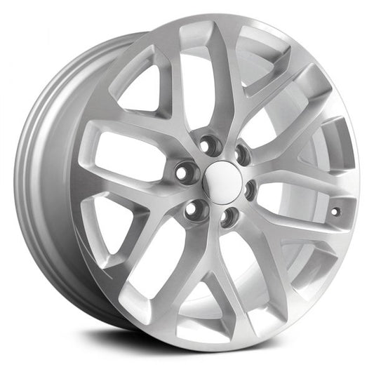 PERFORMANCE REPLICAS PR177 24X10 24 6X139.7/6X5.5 Silver Machined