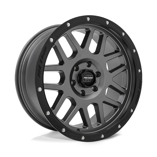 Pro Comp Alloys PA40 VERTIGO - 20x9 -12mm 6x135 DARK GRAY W/ BLACK LIP Wheel | PXA2640-293645