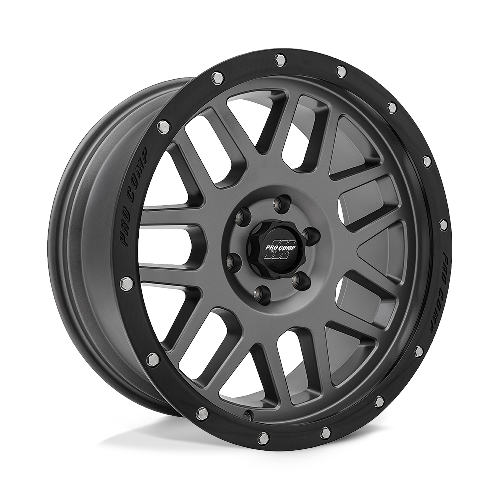 Pro Comp Alloys PA40 VERTIGO - 20x9 -12mm 6x139.7 DARK GRAY W/ BLACK LIP Wheel | PXA2640-298345