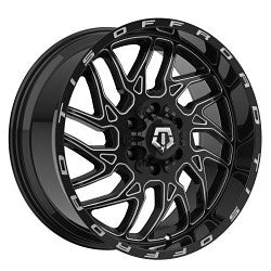 TIS 544BM 22x10 -19 6x135/6x139.7 Gloss Black