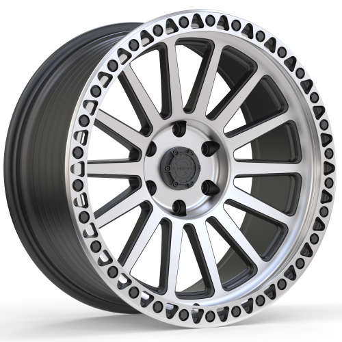 SCORPION SC39 20X10 -19 6X139.7 BLACK WITH MACHINED SPOKE FACES AND SIMULATED BEADLOCK