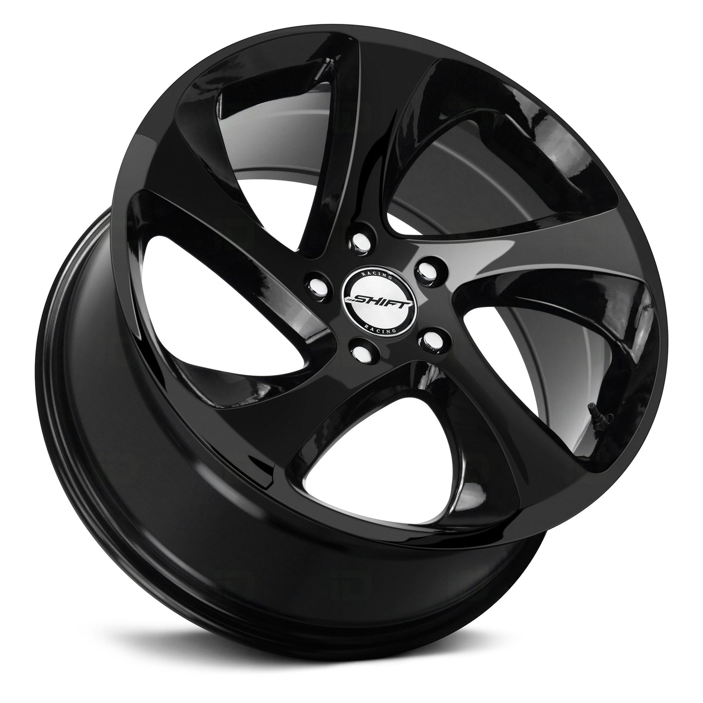 SHIFT H22 STRUT 17X8 35MM 5X114.3 ALL GLOSS BLACK | H22751435GB