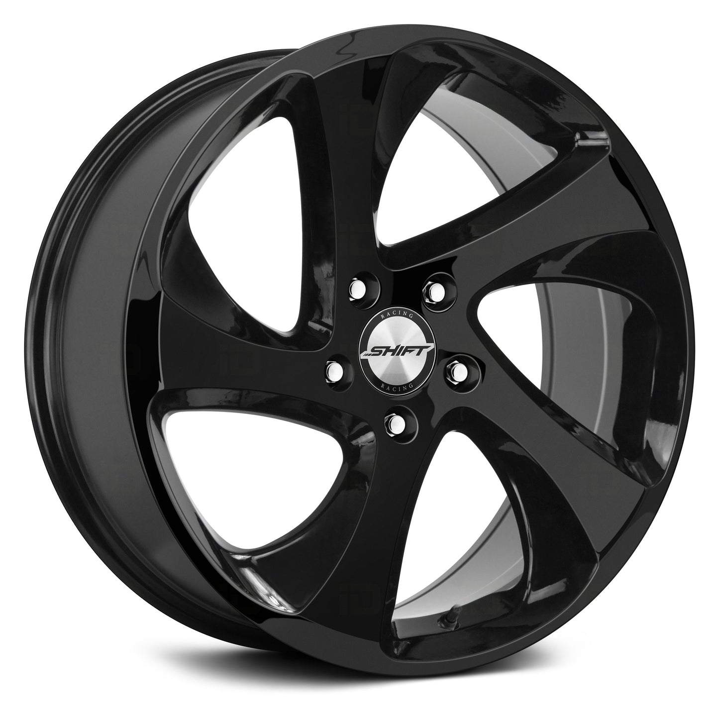 SHIFT H22 STRUT 18X8 35MM 5X114.3 ALL GLOSS BLACK | H22851435GB