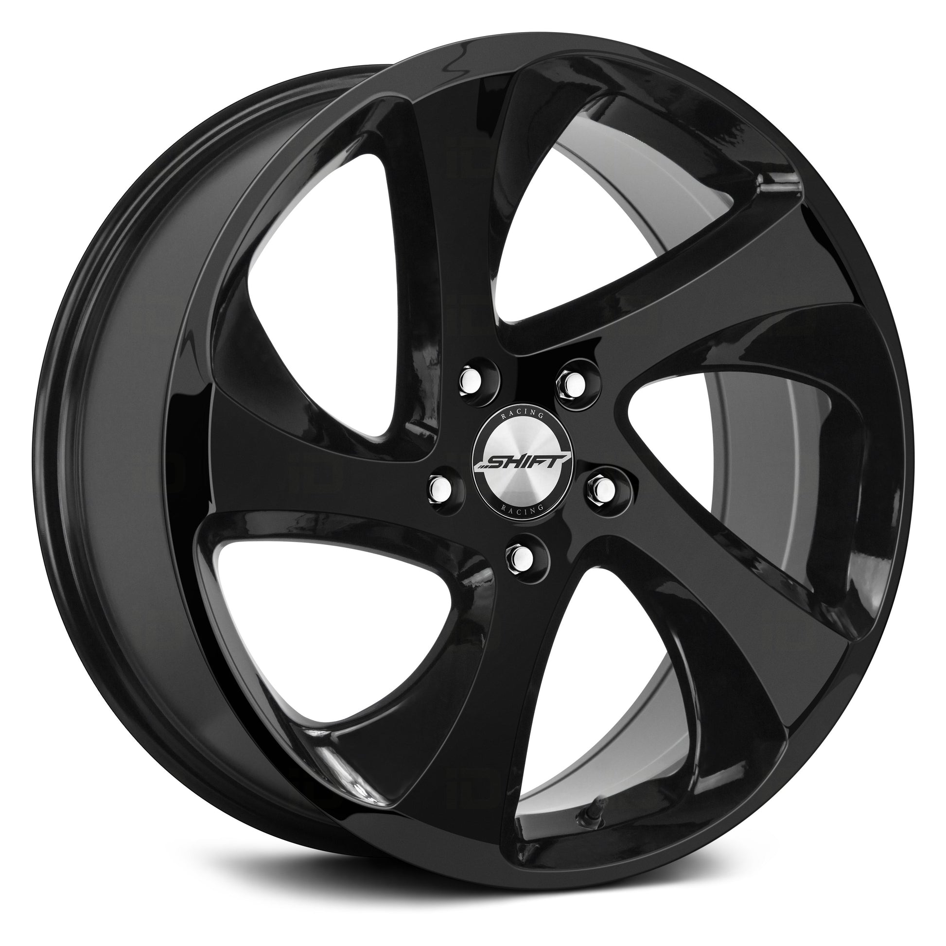 SHIFT H22 STRUT 18X8 35MM 5X114.3 ALL GLOSS BLACK | H22851435GB