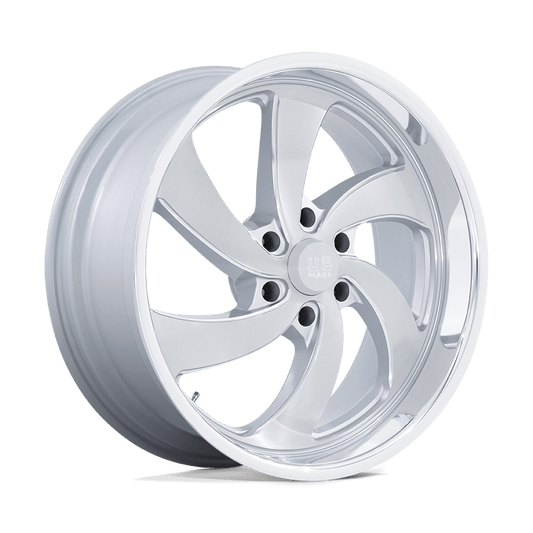 Us Mag 1Pc U134 DESPERADO - 22x10 25mm 6x139.7 SILVER BRUSH FACE MILL DC-LIP Wheel | U134220077+25R