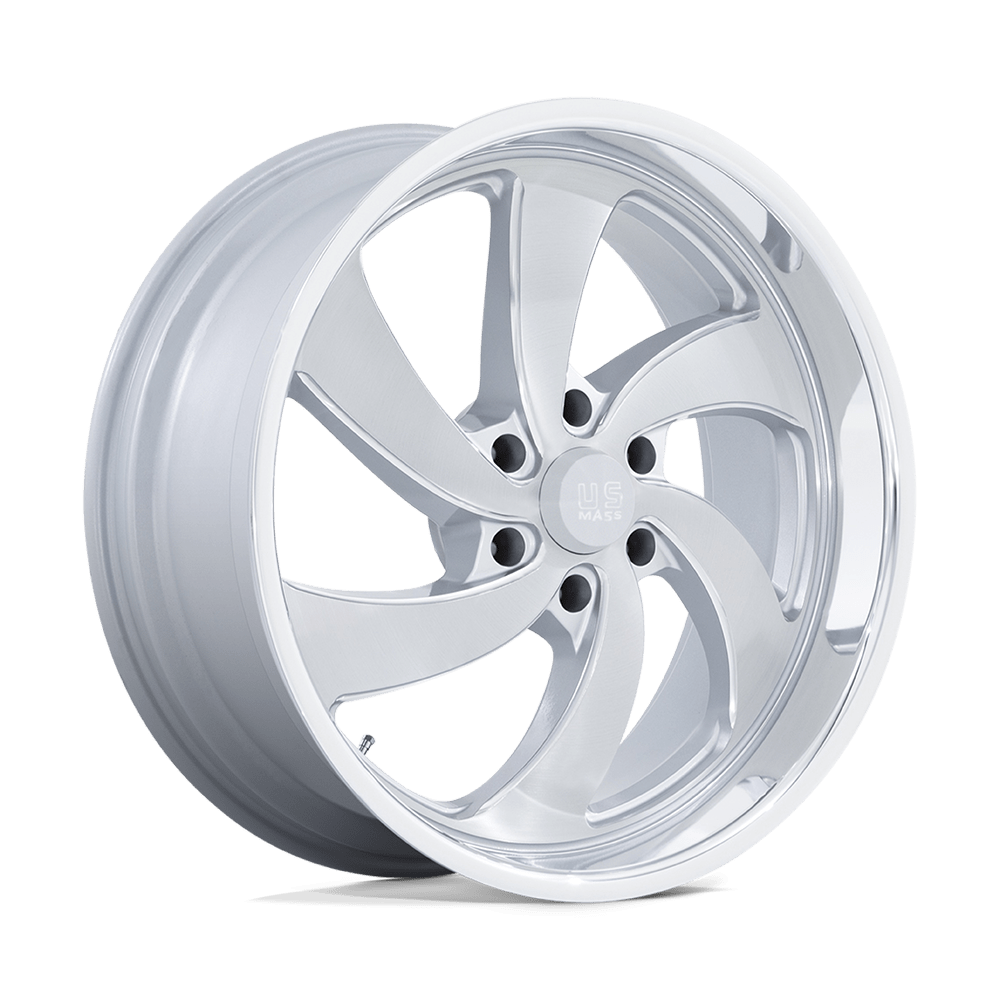 Us Mag 1Pc U134 DESPERADO - 22x9 25mm 6x139.7 SILVER BRUSH FACE MILL DC-LIP Wheel | U134229077+25R