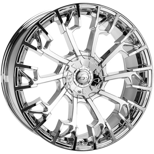 VCT Hangman 22x9 5x115/5x120 +15mm Chrome Wheel Rim 22" Inch HNG-22951520+15C