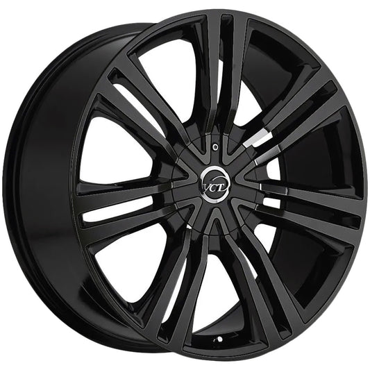 VCT V73 Gravano 20x9 5x115/5x120 +15mm Gloss Black Wheel Rim 20" Inch V73-209105115120+15GB