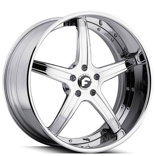 20" Forgiato Wheels Aggio-B Chrome Forged Rims