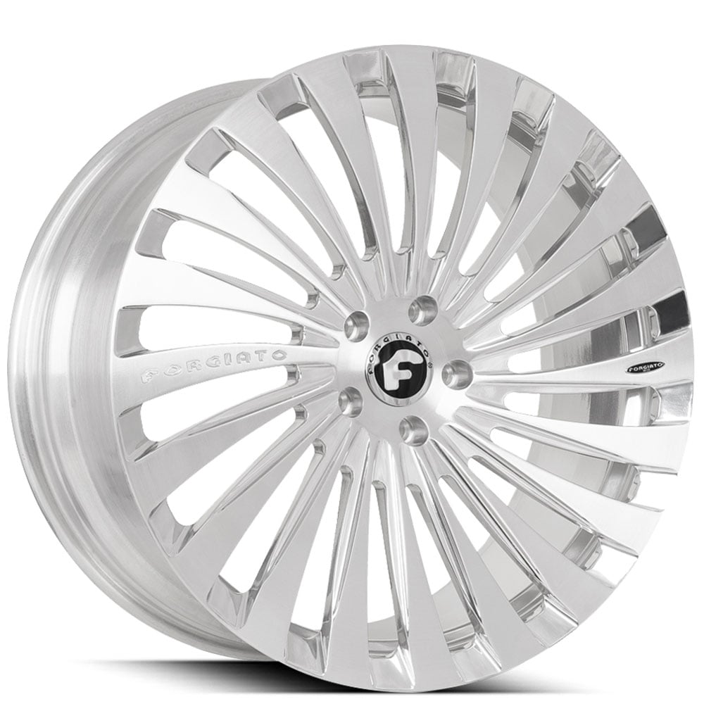 21" Forgiato Wheels Autonomo-M Brushed Silver Forged Rims