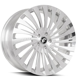 24" Forgiato Wheels Autonomo-M Brushed Silver Forged Rims