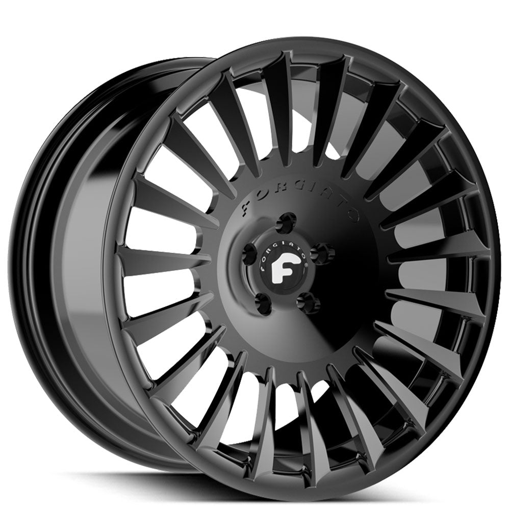 20" Forgiato Wheels Calibro-M Satin Black Forged Rims