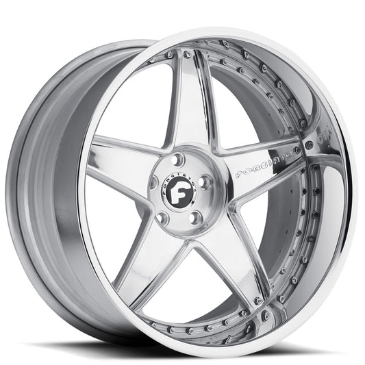 19" Staggered Forgiato Wheels Classico Chrome Forged Rims