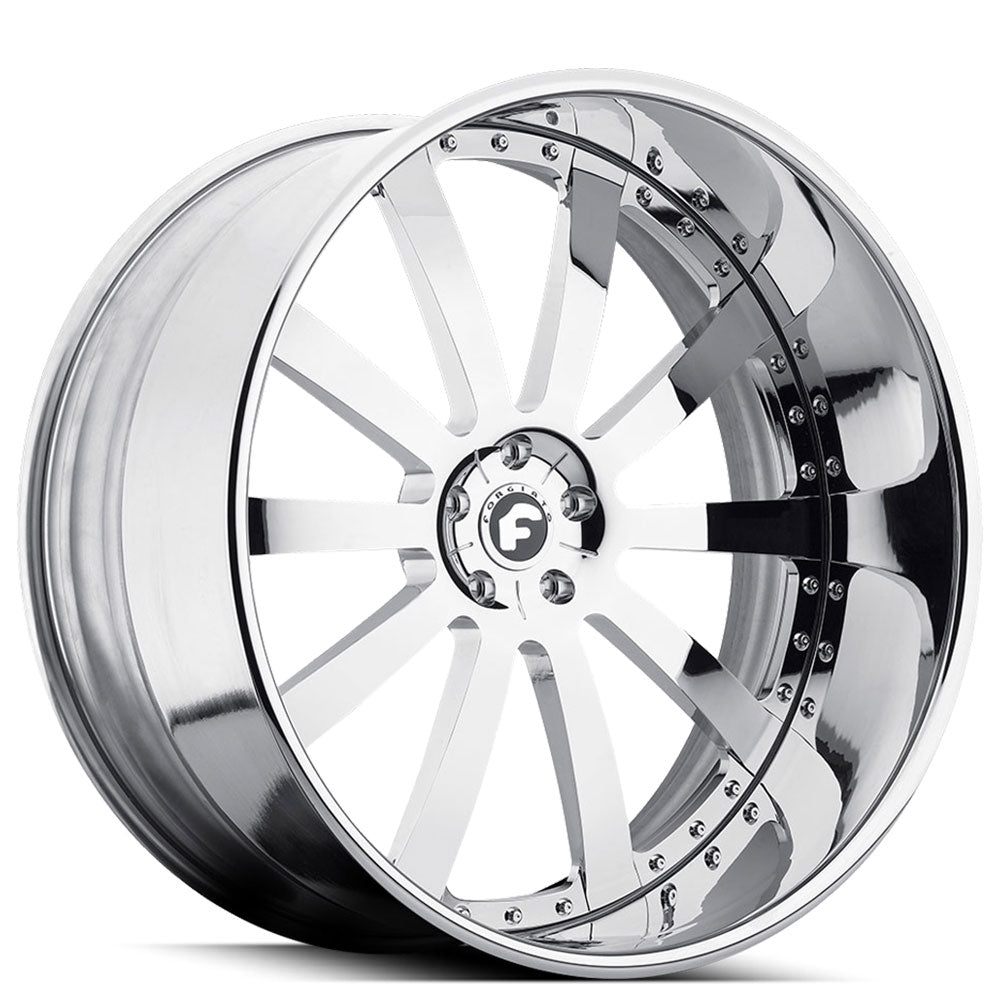 22" Forgiato Wheels Concavo Chrome Forged Rims