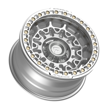 FITTIPALDI FB150M 17X9, PCD 6X5.50, ET -15, CB 106.2-MACHINED SILVER