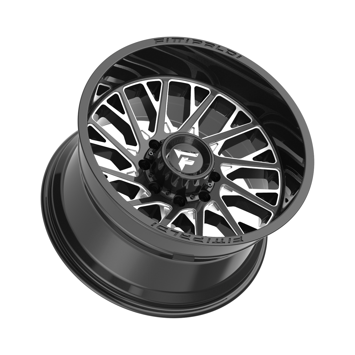 FITTIPALDI OFFROAD FA08BM 20X12, PCD 8X170, ET -44, CB 125.2-GLOSS BLACK MILLED