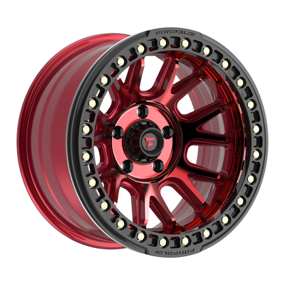 FITTIPALDI FB151R 17X9, PCD 5X5.00, ET -38, CB 71.5-METALLIC RED WITH RED TINT