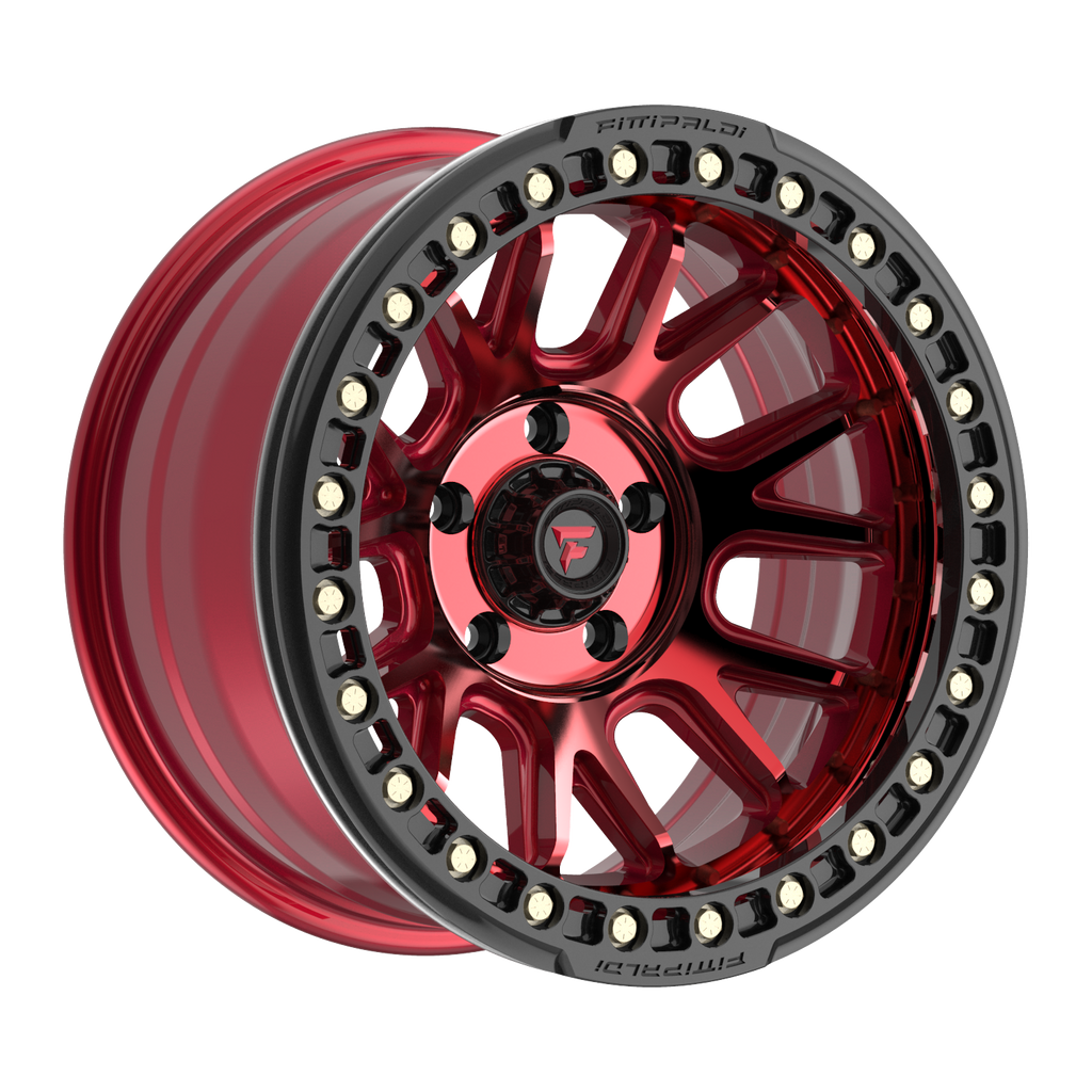 FITTIPALDI FB151R 17X9, PCD 5X5.00, ET -38, CB 71.5-METALLIC RED WITH RED TINT