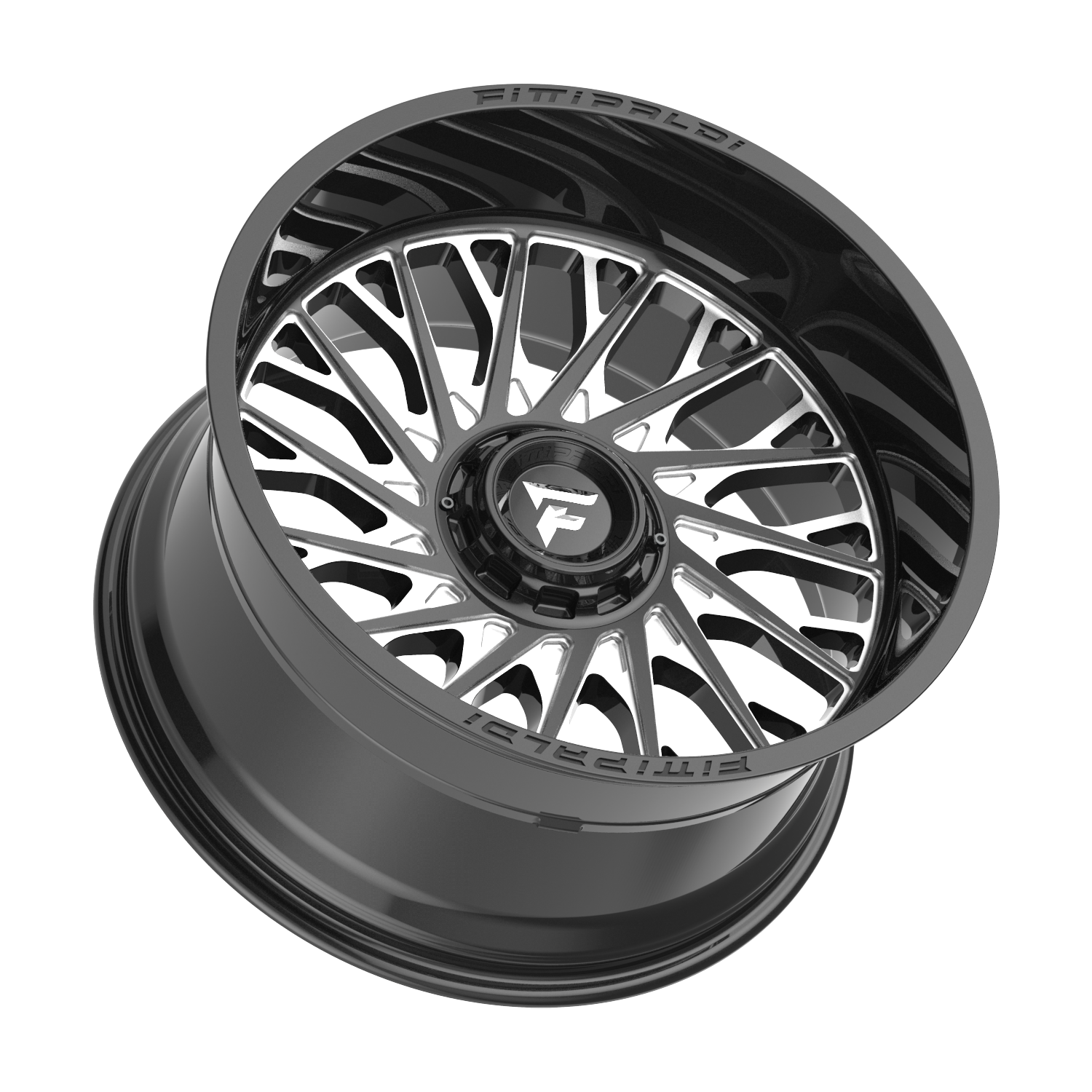FITTIPALDI OFFROAD FA08BM 22X12, PCD 6X135/6X5.50, ET -44, CB 106.2-GLOSS BLACK MILLED