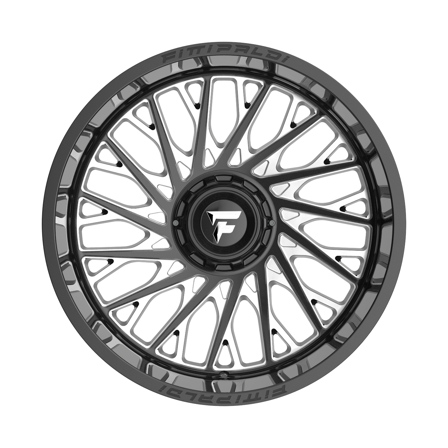 FITTIPALDI OFFROAD FA08BM 22X12, PCD 6X135/6X5.50, ET -44, CB 106.2-GLOSS BLACK MILLED