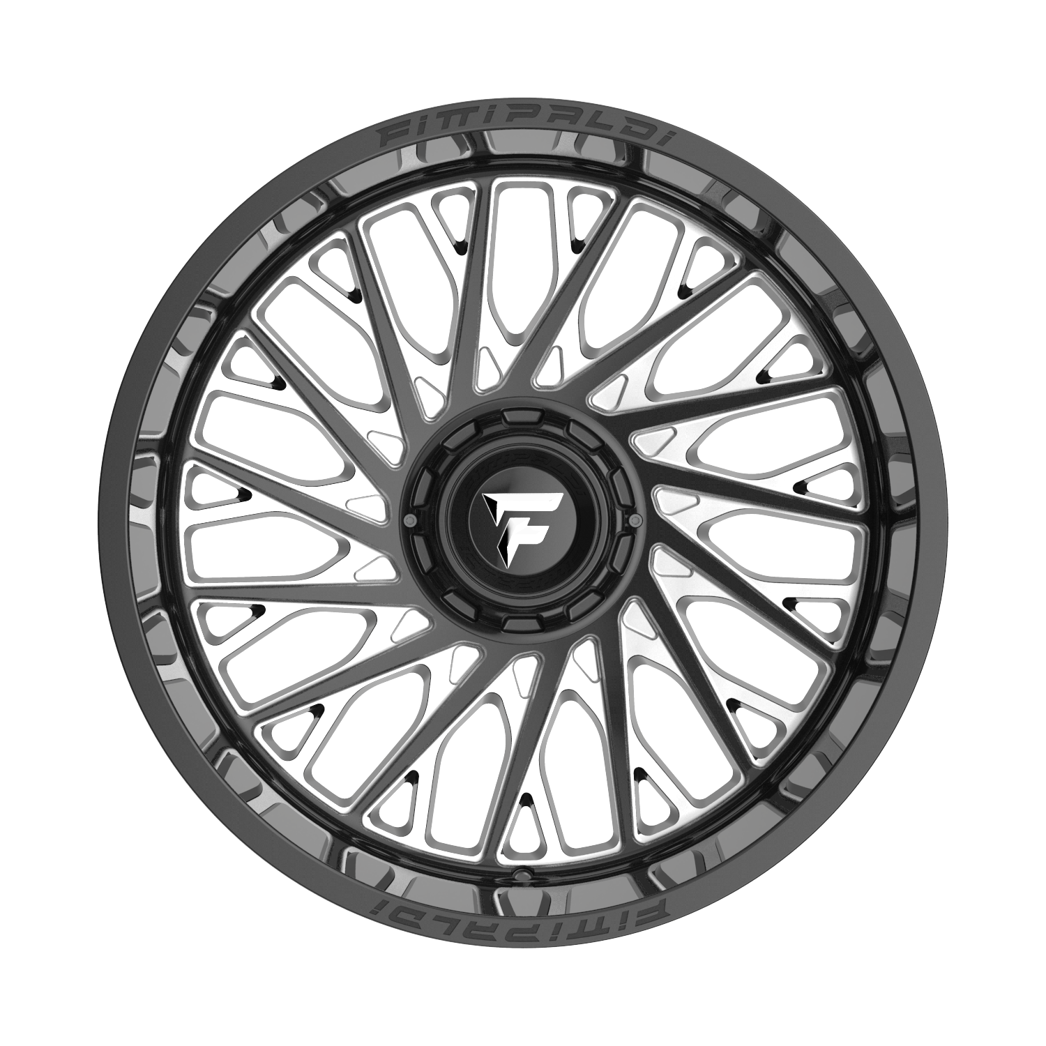 FITTIPALDI OFFROAD FA08BM 22X12, PCD 6X135/6X5.50, ET -44, CB 106.2-GLOSS BLACK MILLED