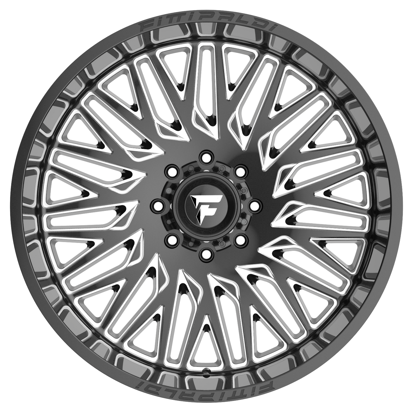 FITTIPALDI OFFROAD FA07BM 26X12, PCD 8X6.50, ET -44, CB 125.2-GLOSS BLACK MILLED
