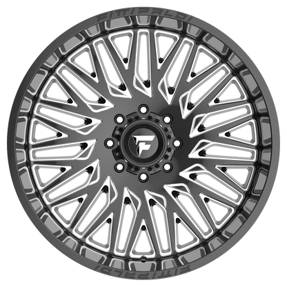 FITTIPALDI OFFROAD FA07BM 26X12, PCD 8X6.50, ET -44, CB 125.2-GLOSS BLACK MILLED