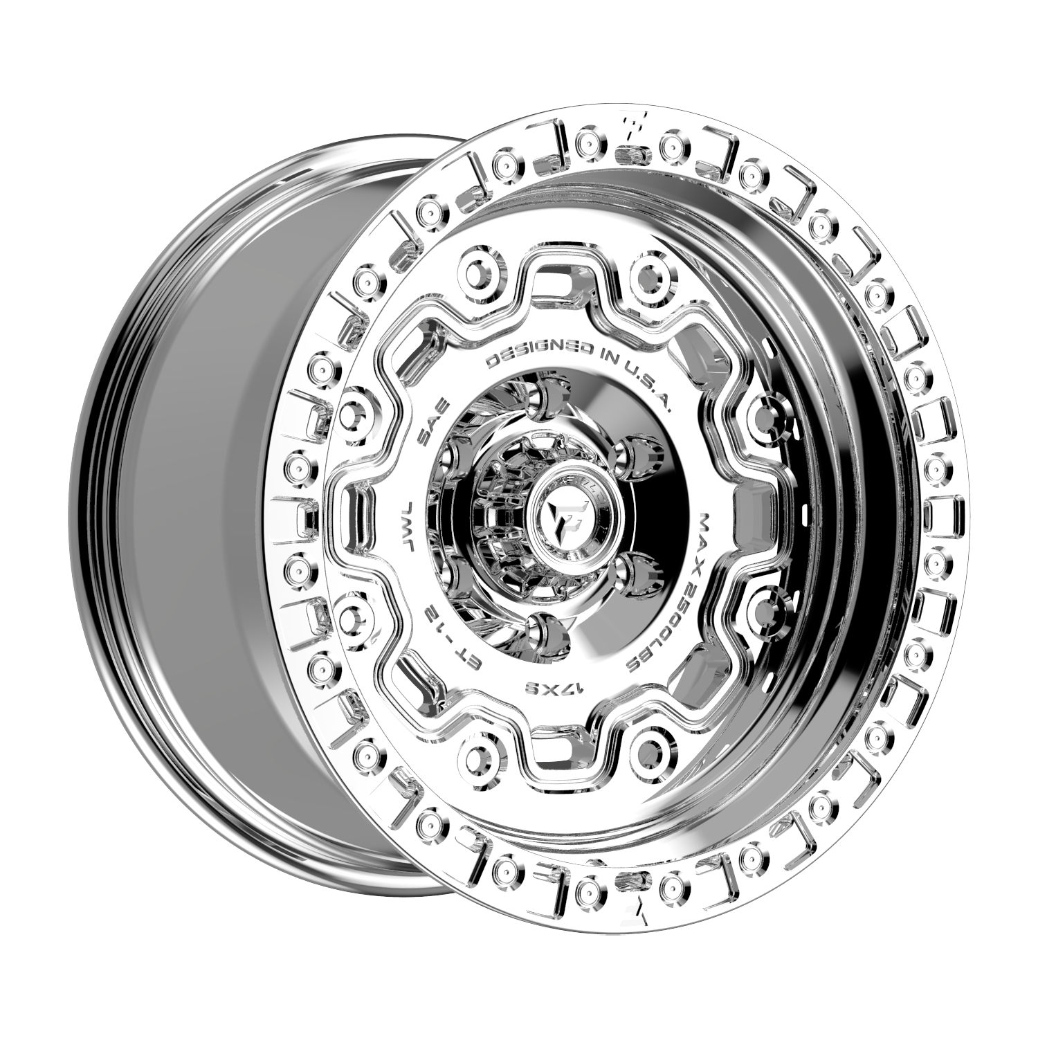 FITTIPALDI OFFROAD FT101MC 17X9, PCD 6X5.50, ET -12, CB 106.2-MIRROR COAT