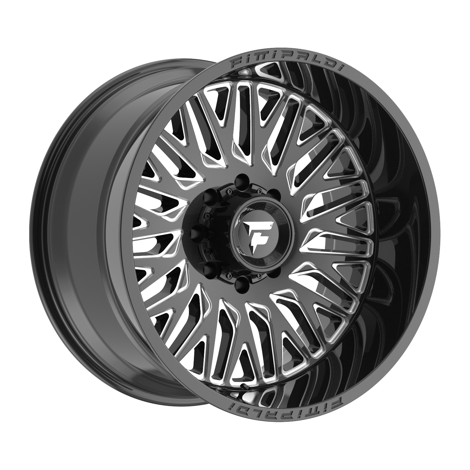 FITTIPALDI OFFROAD FA07BM 22X12, PCD 8X6.50, ET -44, CB 125.2-GLOSS BLACK MILLED