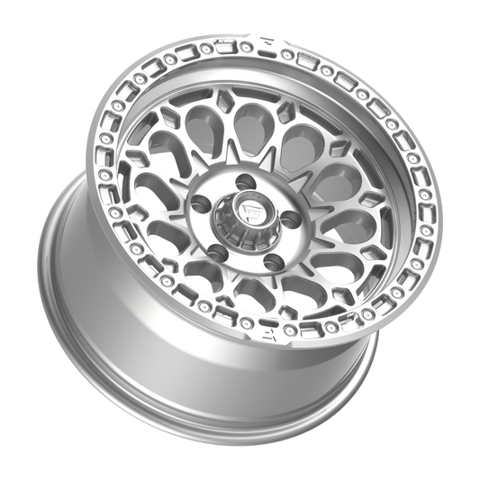 FITTIPALDI OFFROAD FT101MS 17X9, PCD 5X5.00, ET -12, CB 71.5-GLOSS SILVER WITH MACHINED FACE AND UNDERCUT
