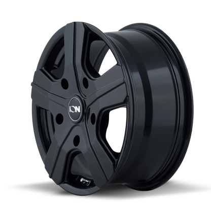 ION 101 16X7 55 5x160 BLACK/MACHINED