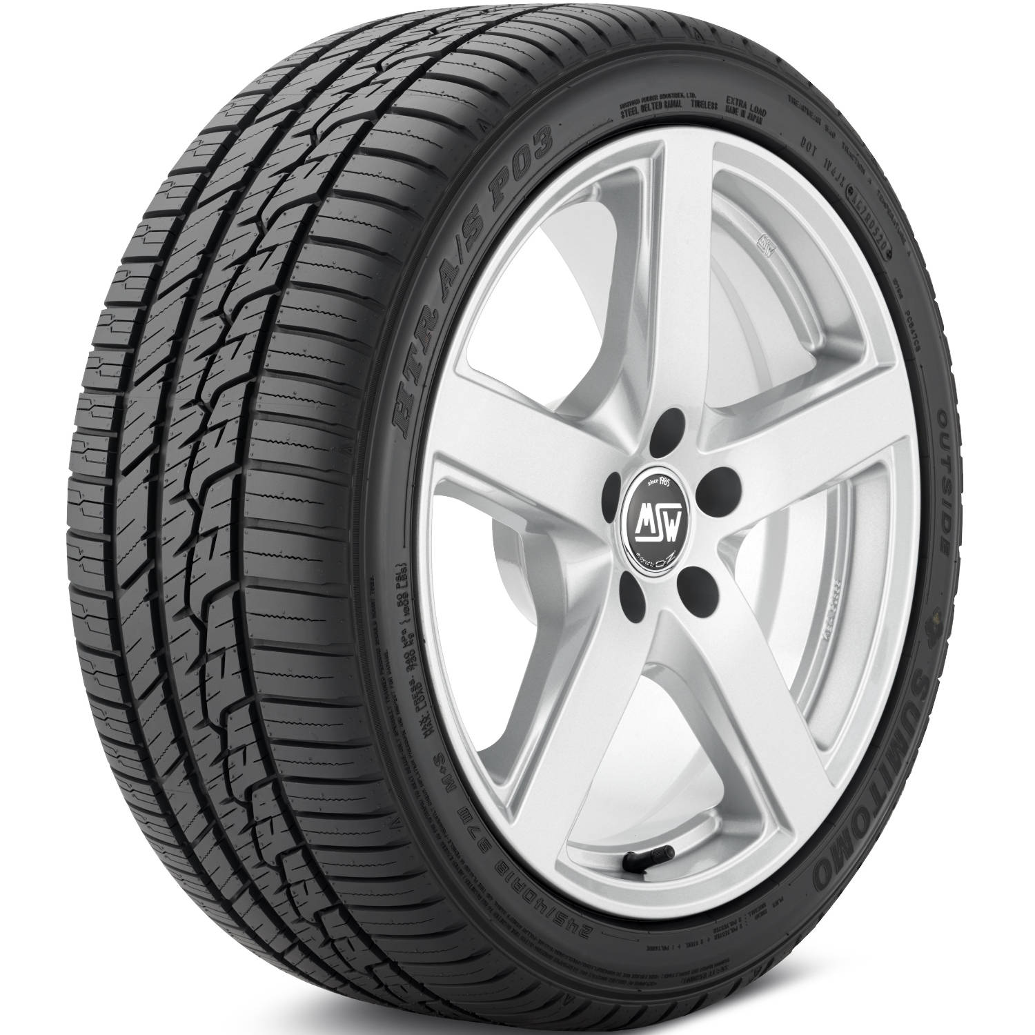 SUMITOMO HTR AS P03 205/65R15 (25.6X8.1R 15) Tires