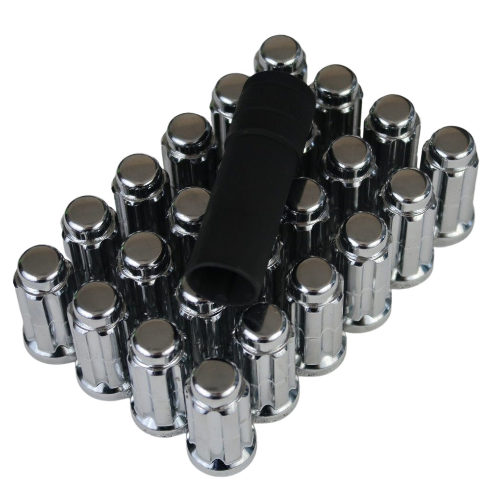 AXE Artemis 26x14 -76 6x135/6x139.7 (6x5.5) Chrome & Lug nuts kit