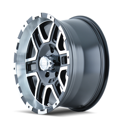 ION 179 17X8 10 6x114.3 BLACK/MACHINED