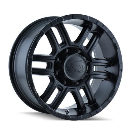 ION 179 17X8 10 7x150 MATTE BLACK