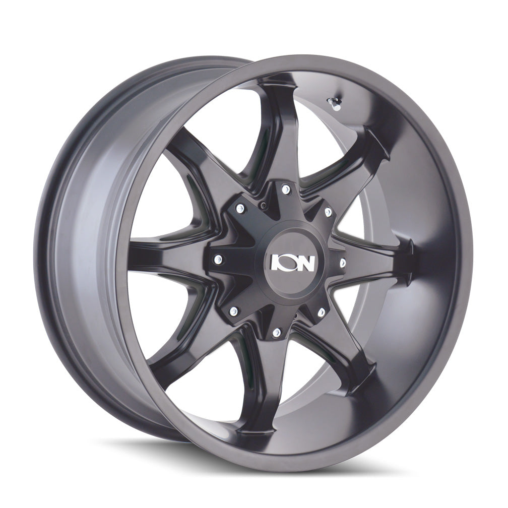 ION 181 20X9 0 5x127/5x139.7 SATIN BLACK/MILLED SPOKES