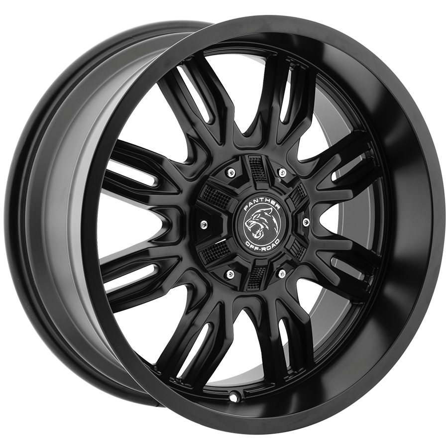 PANTHER 580 OFFROAD 20X9 5X135/139.7 -12 GLOSS BLACK