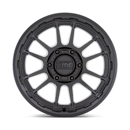 KMC KM727 WRATH 17X8.5 0 5X127/5X5.0 SATIN BLACK