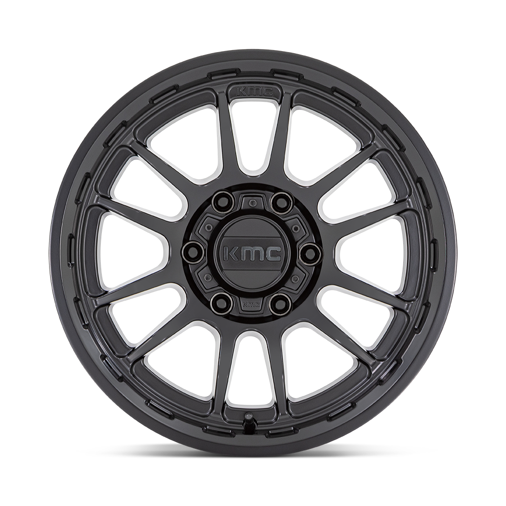 KMC KM727 WRATH 17X8.5 -10 5X127/5X5.0 SATIN BLACK