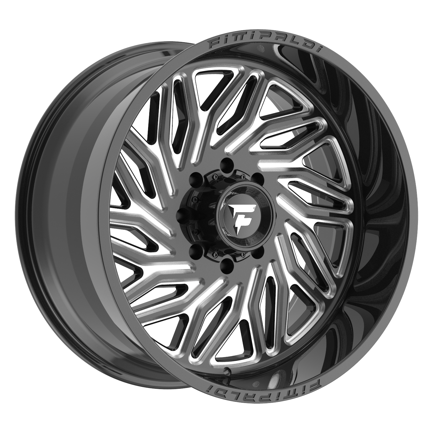 FITTIPALDI OFFROAD FA13BM 24X12, PCD 8X170, ET -44, CB 125.2-GLOSS BLACK MILLED