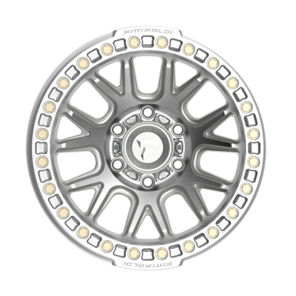 FITTIPALDI FB151M 17X9, PCD 6X5.50, ET -38, CB 106.2-MACHINED SILVER