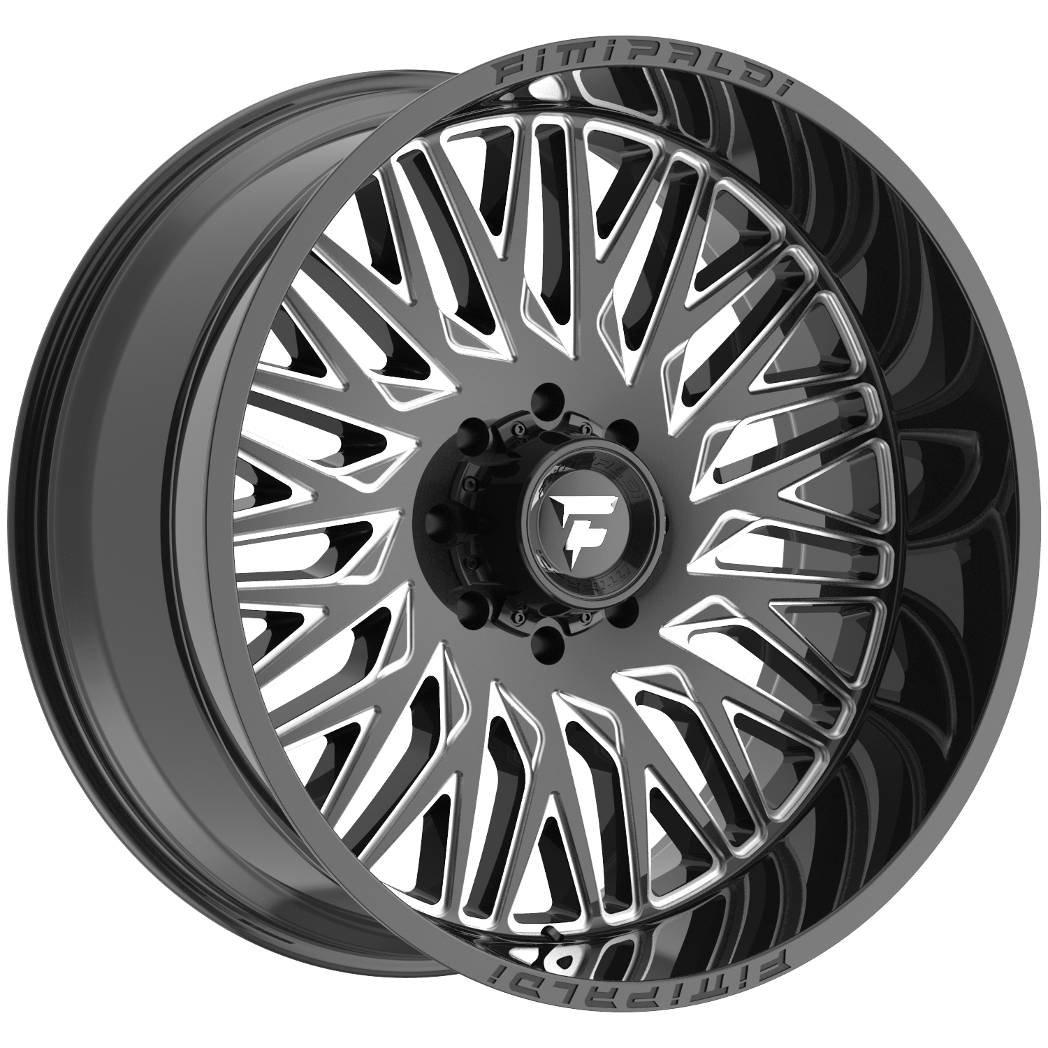 FITTIPALDI OFFROAD FA07BM 26X12, PCD 8X6.50, ET -44, CB 125.2-GLOSS BLACK MILLED