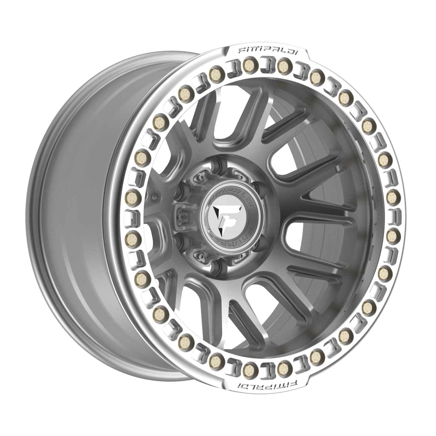 FITTIPALDI FB151M 17X9, PCD 6X5.50, ET -38, CB 106.2-MACHINED SILVER