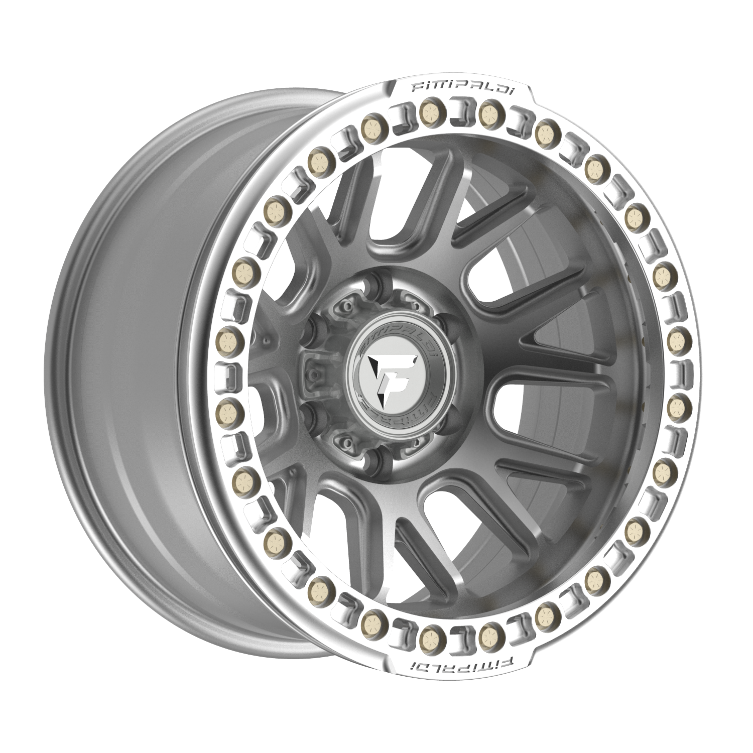 FITTIPALDI FB151M 17X9, PCD 6X5.50, ET -38, CB 106.2-MACHINED SILVER