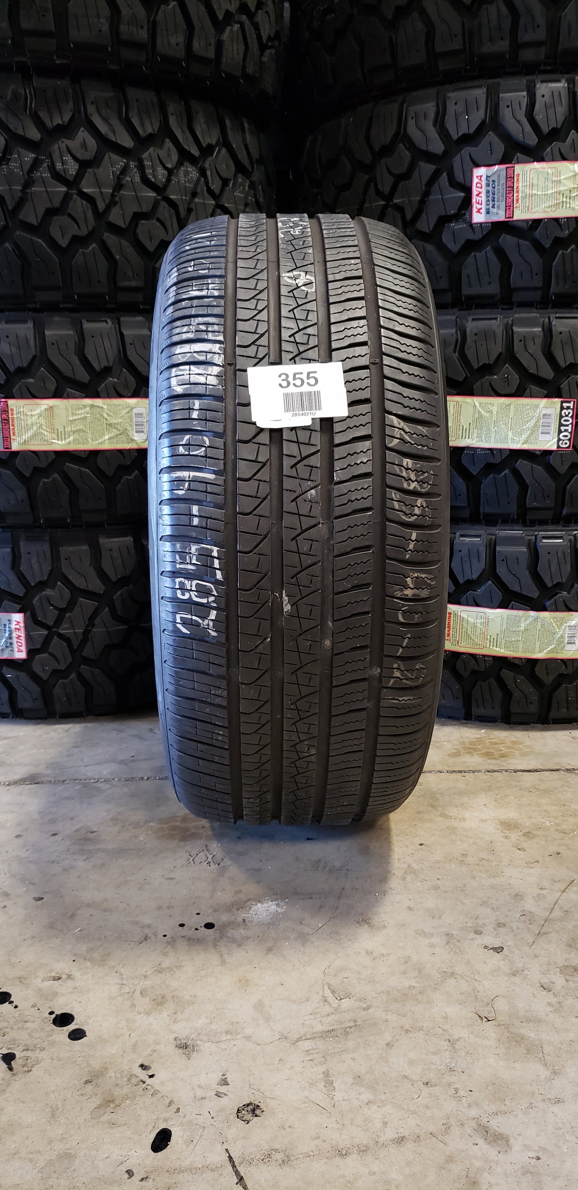 SINGLE 285/40R21 Pirelli Scorpion Zero 109 H XL - Used Tires
