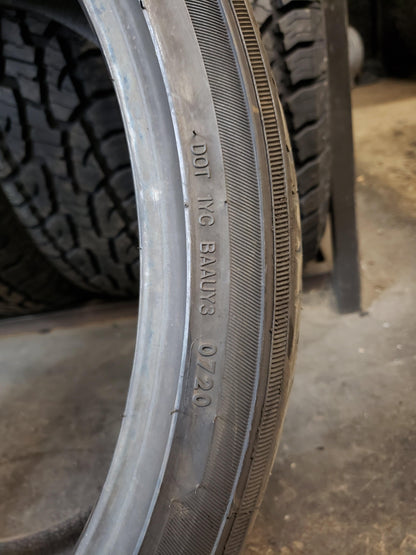 SET OF 2 255/30R22 ZENNA Argus-UHP 95 W XL - Used Tires