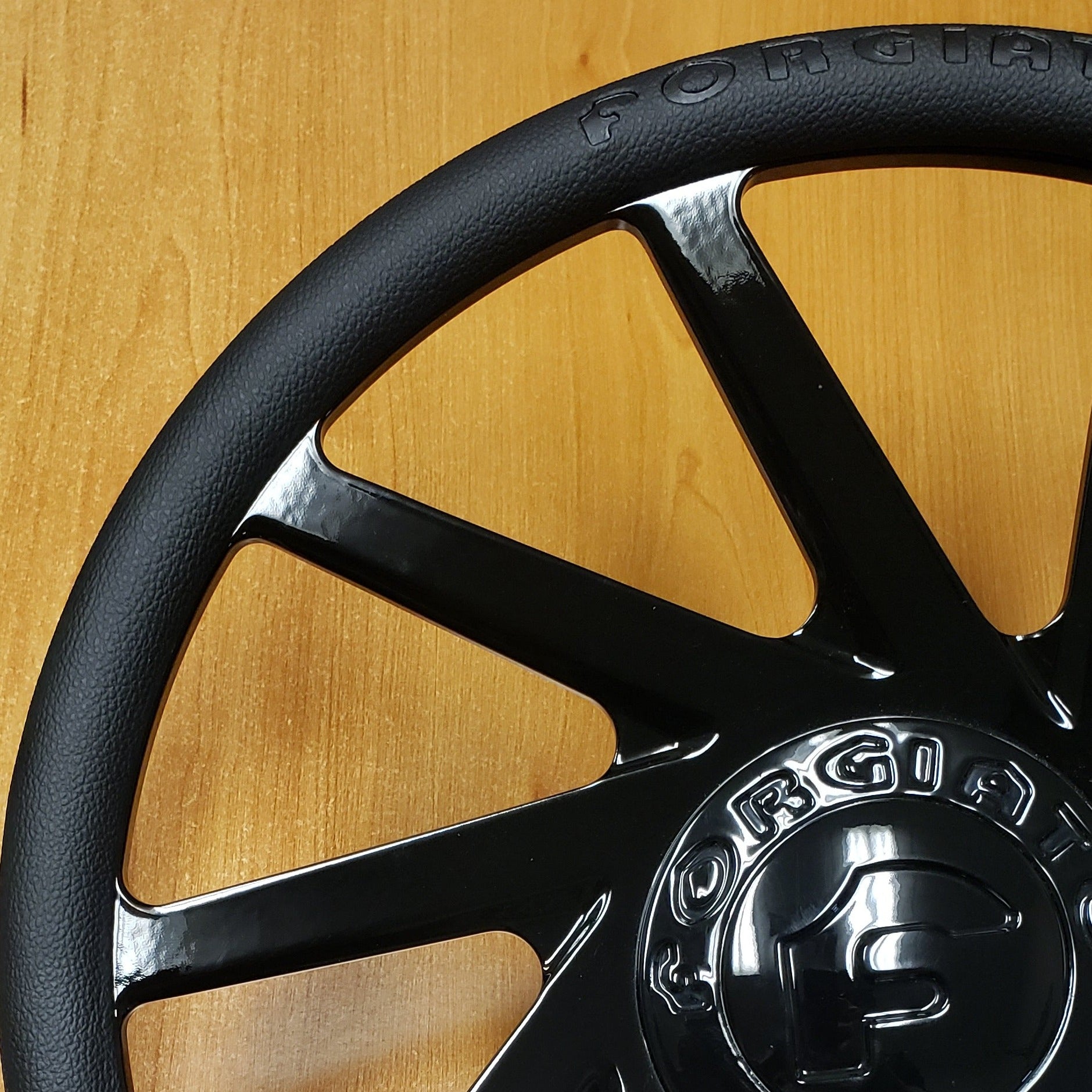 Forgiato Troppo Steering Wheel Black