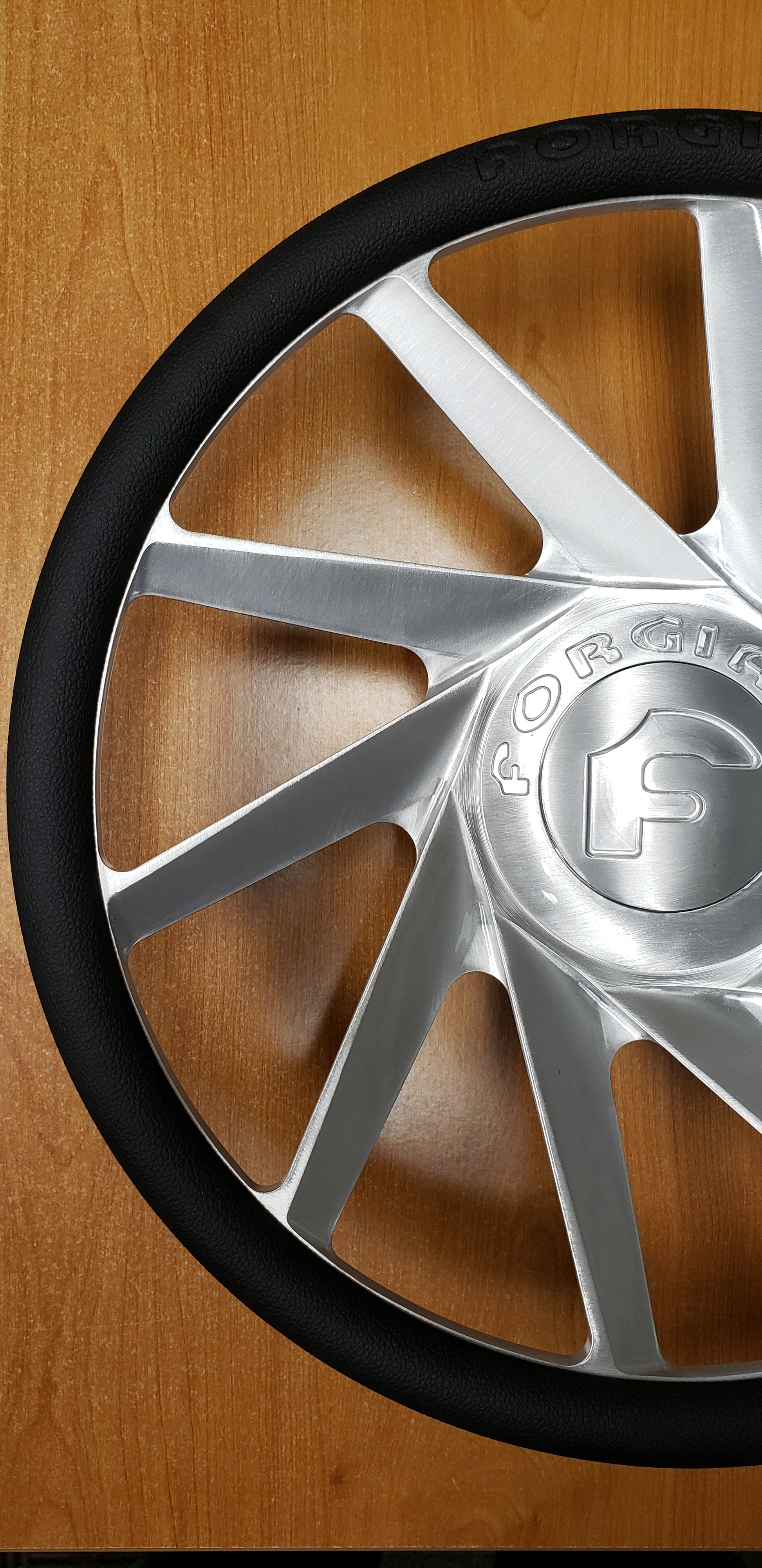 Forgiato Troppo Steering Wheel Brushed